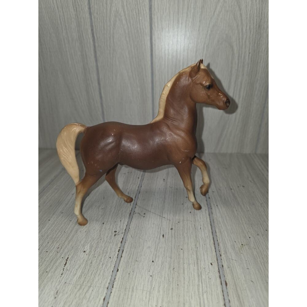 Vtg Breyer Tan Pony Horse Figure Toy USA Made Equestrian Western Country